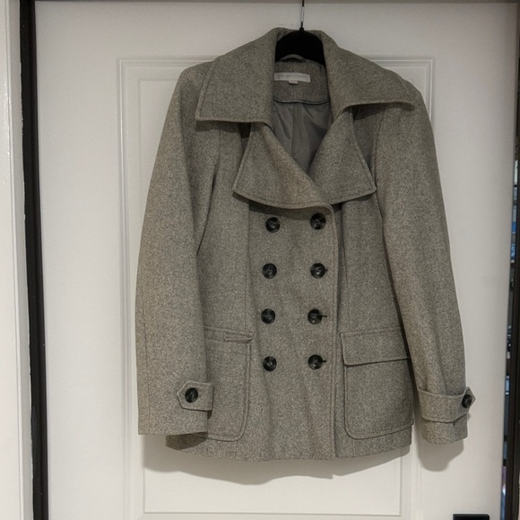 New York & Company Jackets & Blazers - New York & Company Gray Pea Coat